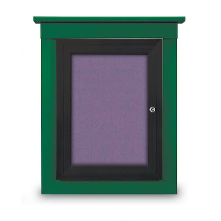 United Visual Products 60"x36" 2-Door Enclosed Letterboard, Burgundy Vinyl/Cherry UV2625O-CHERRY-BURGUNVL